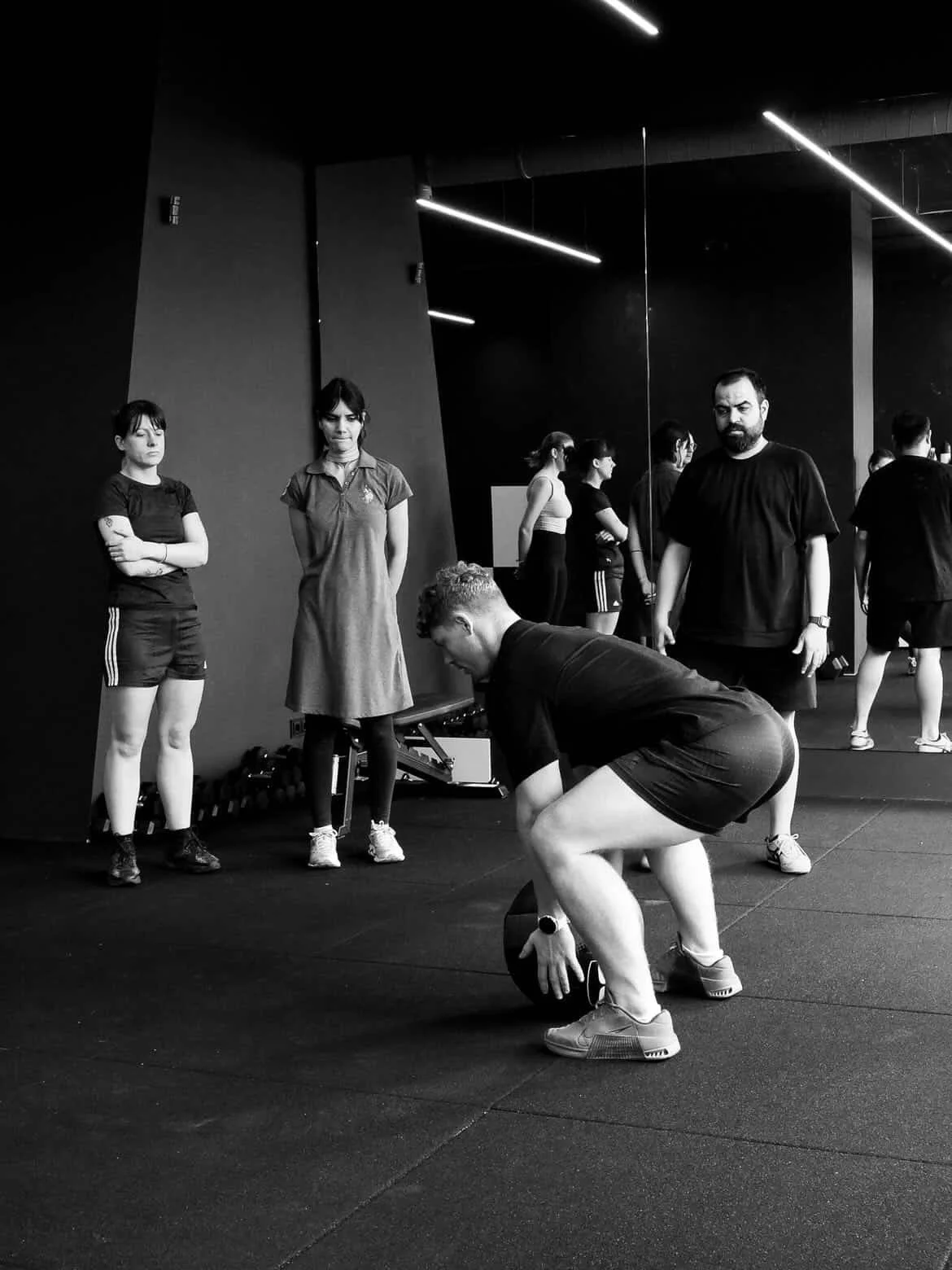 Large group coaching at Unity Fitness